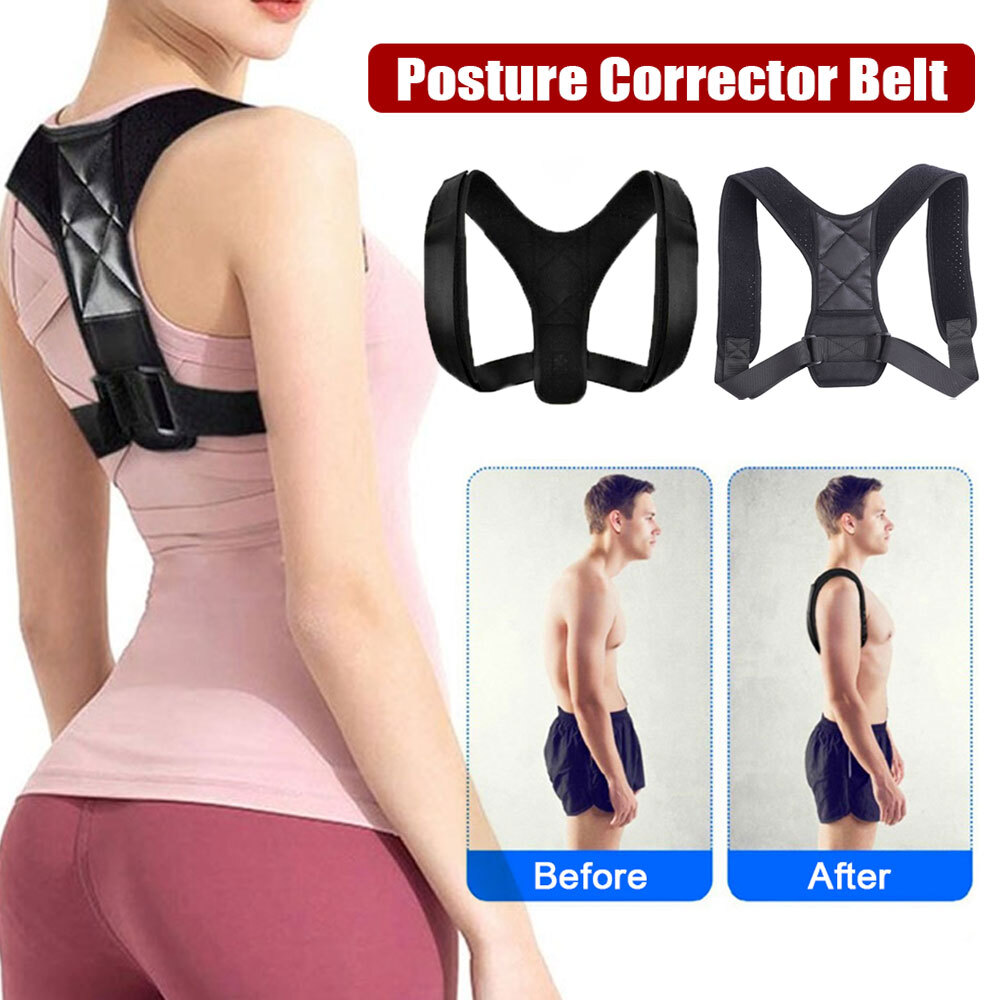 Adjustable Belt Posture Corrector Back Brace Straightener Belt For Men Women