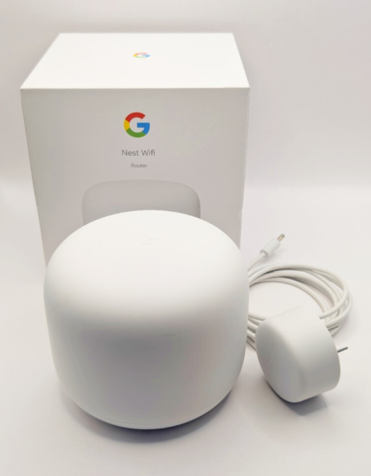Google Nest Wifi H2D Router Dual Gigabit WPA3 MU-MIMO Dual-Band Mesh