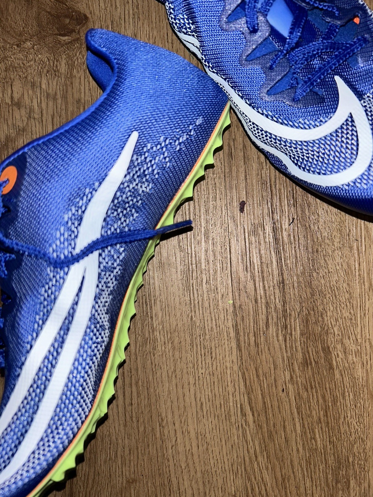 NIKE MENS JA FLY V4 TRACK AND FIELD SHOES NWOB SIZE 9 RACER BLUE