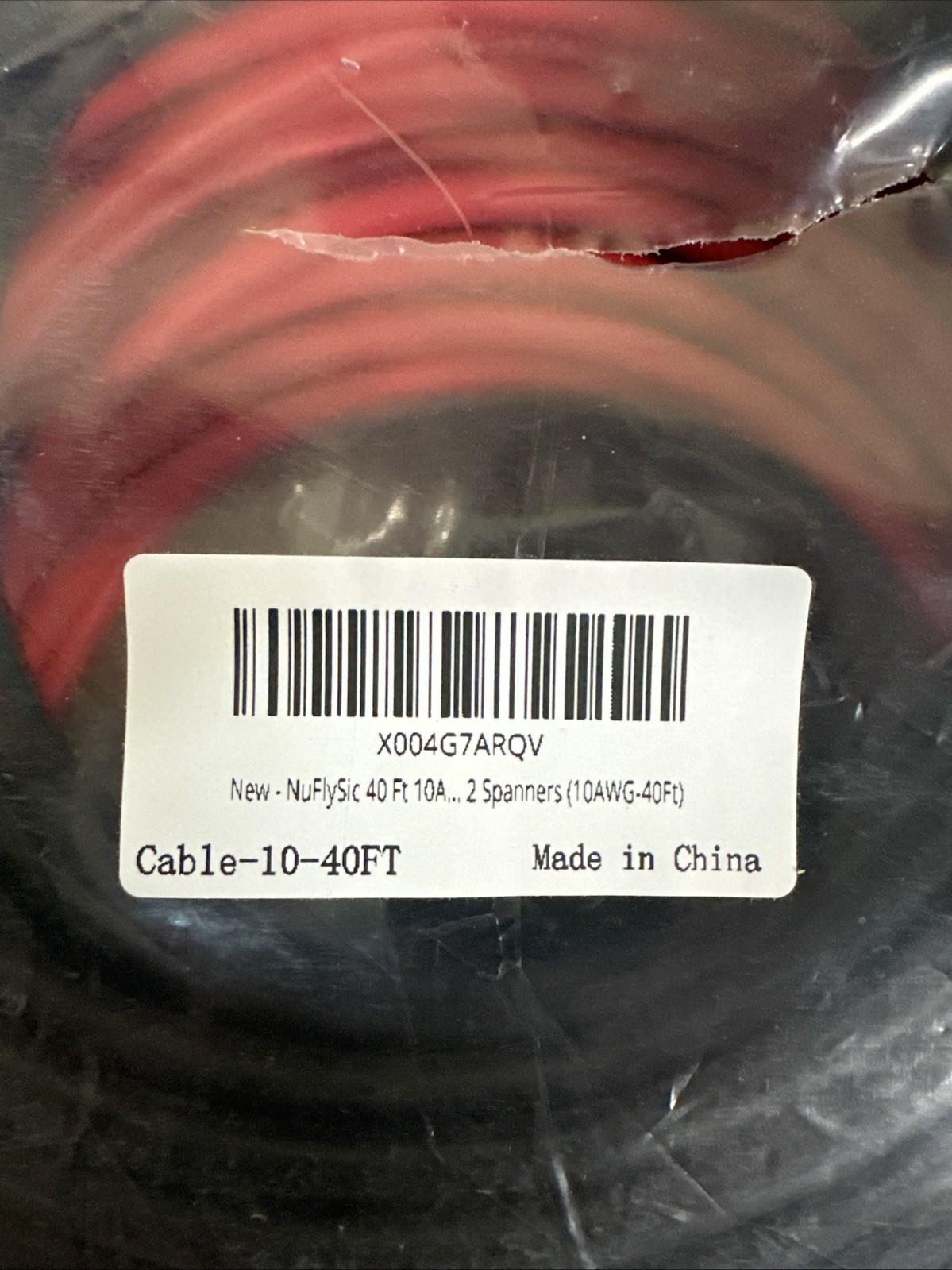 NEW NuFlySic 40ft 10AWG-40ft