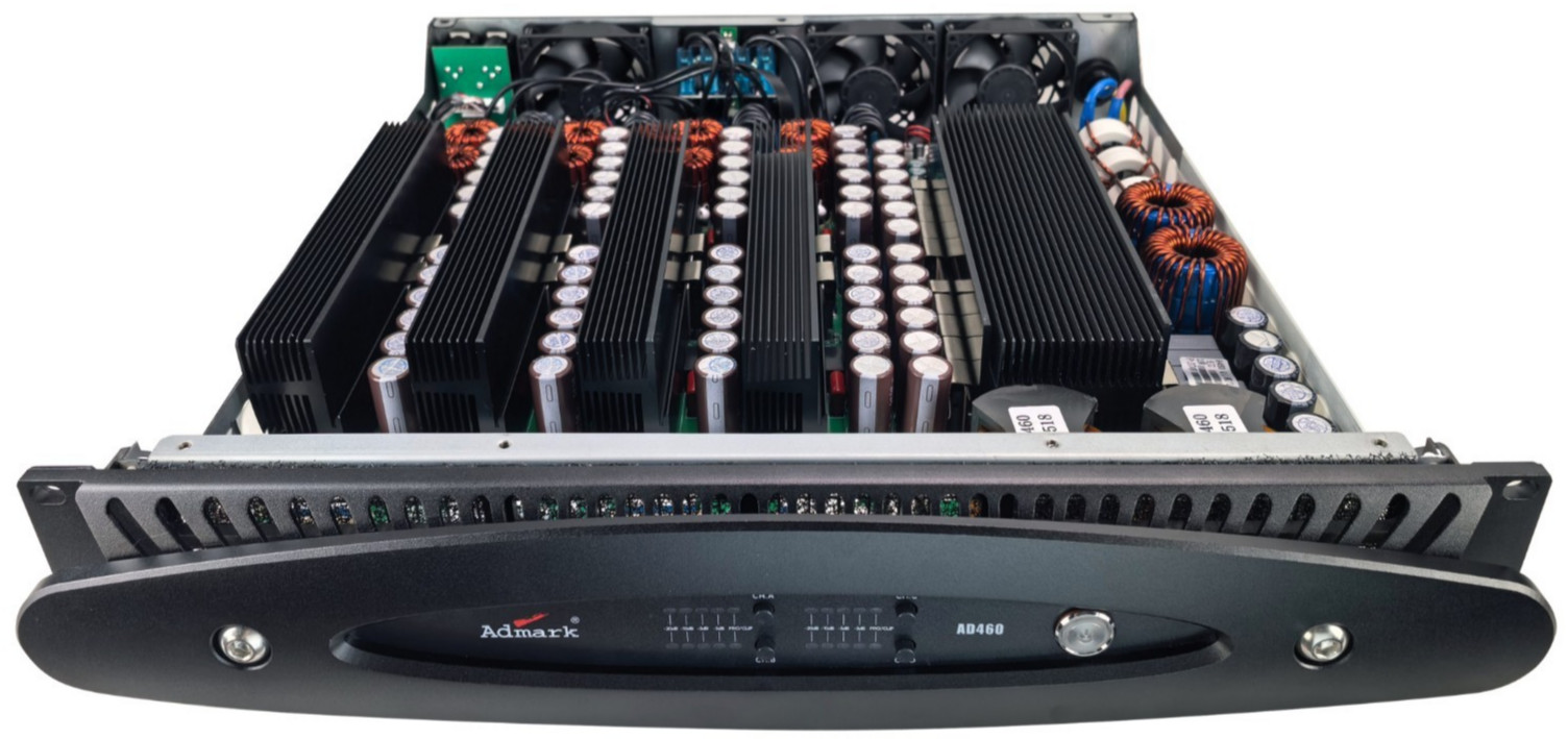 Admark AD460 Class D Power Amplifier 4 Channel