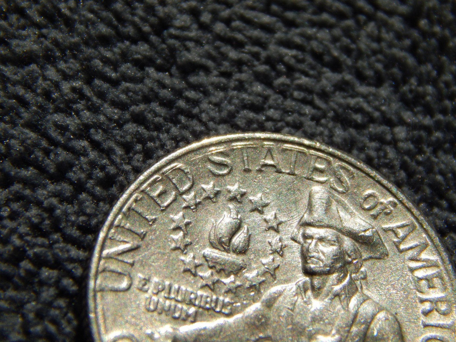 Bicentenial Quarter No Mint Mark Multiple Errors Reverse Side and Obverse side
