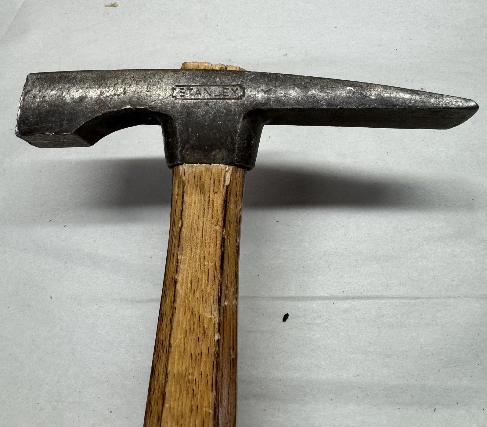 VINTAGE STANLEY Prospecting Rock Pick Hammer - Wood Handle - USA Made