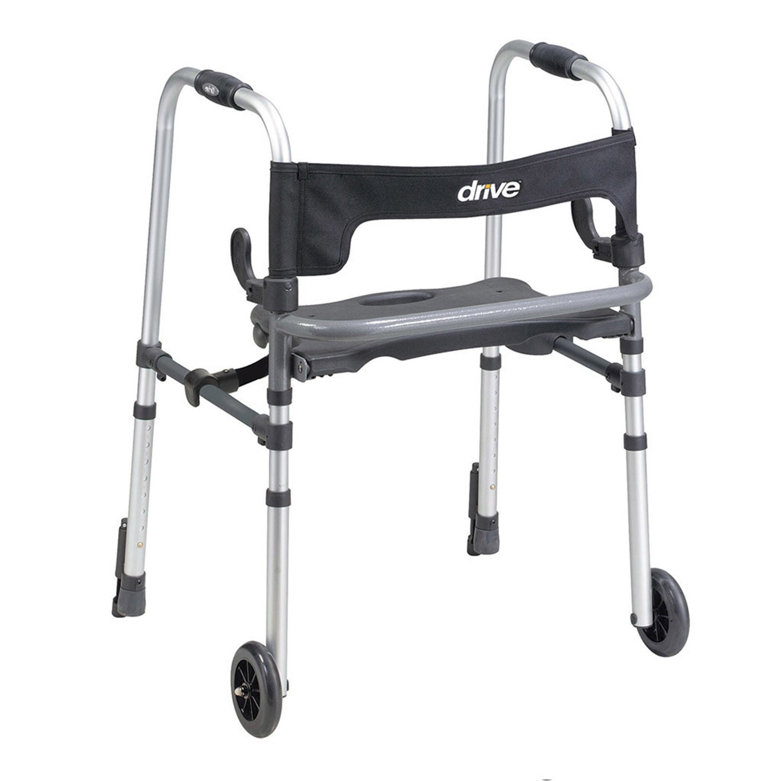 Clever-Lite LS Aluminum 29.5 to 39" H Dual Trigger Release Folding Walker with