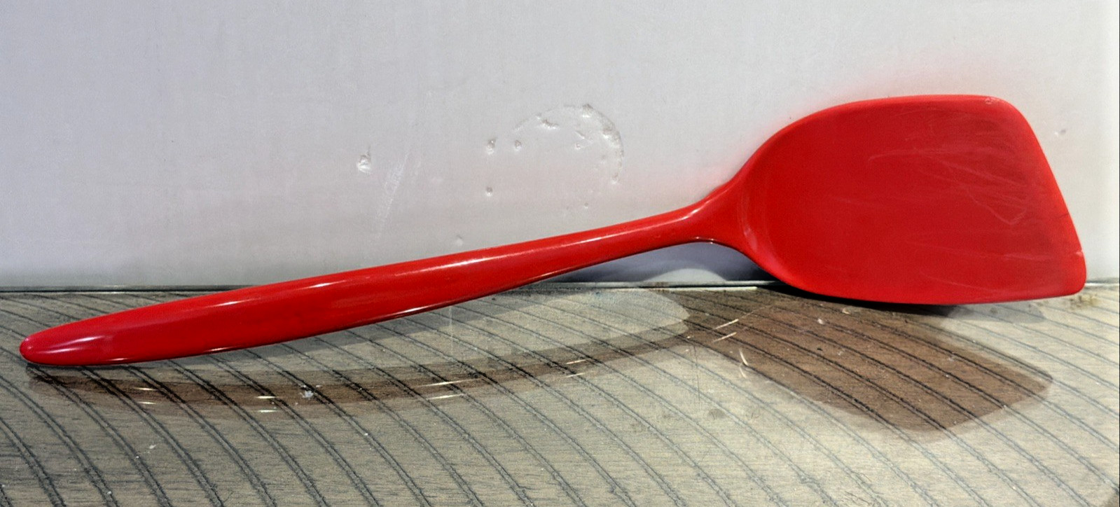 VTG ROSTI Denmark Melamine Flipper Spatula 2831 MCM org red Kitchen Tool