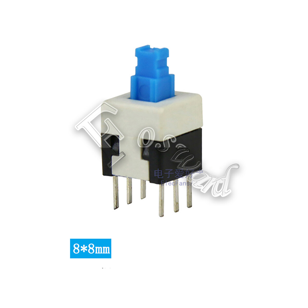 PUSH BUTTON SWITCH PCB DPDT LATCHING & MOMENTARY 5.8X5.8MM 7X7MM 8X8MM 8.5X8.5MM