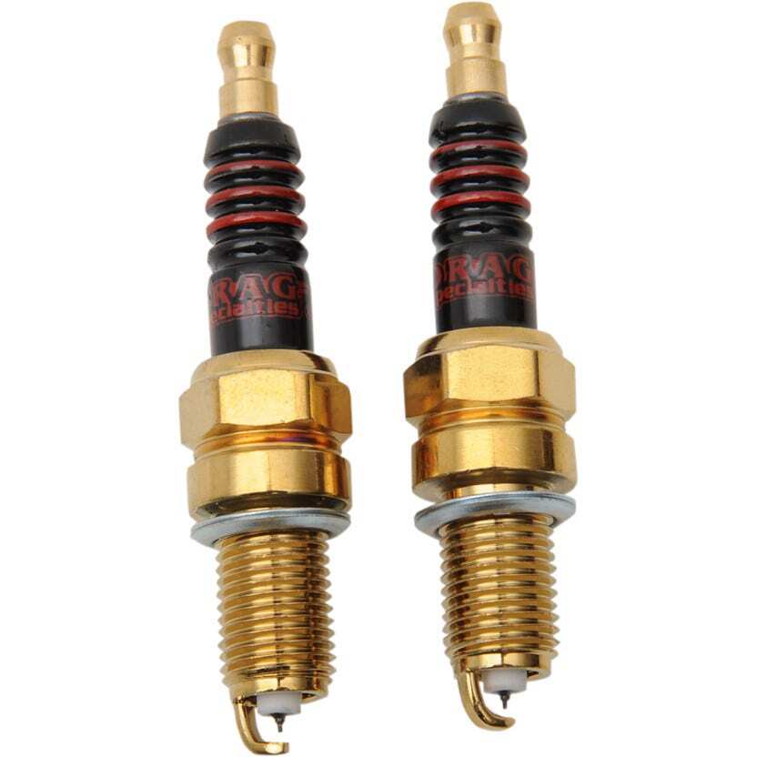 Drag Iridium Spark Plugs Pair Harley 99-16 Twin Cam & 86-16 XL Sportster Repl...
