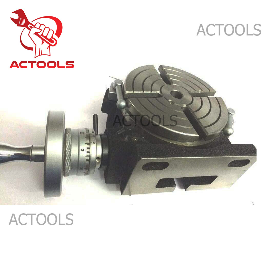 6" HV6 150mm Precision Rotary Table Horizontal And Vertical USA ACTOOLS
