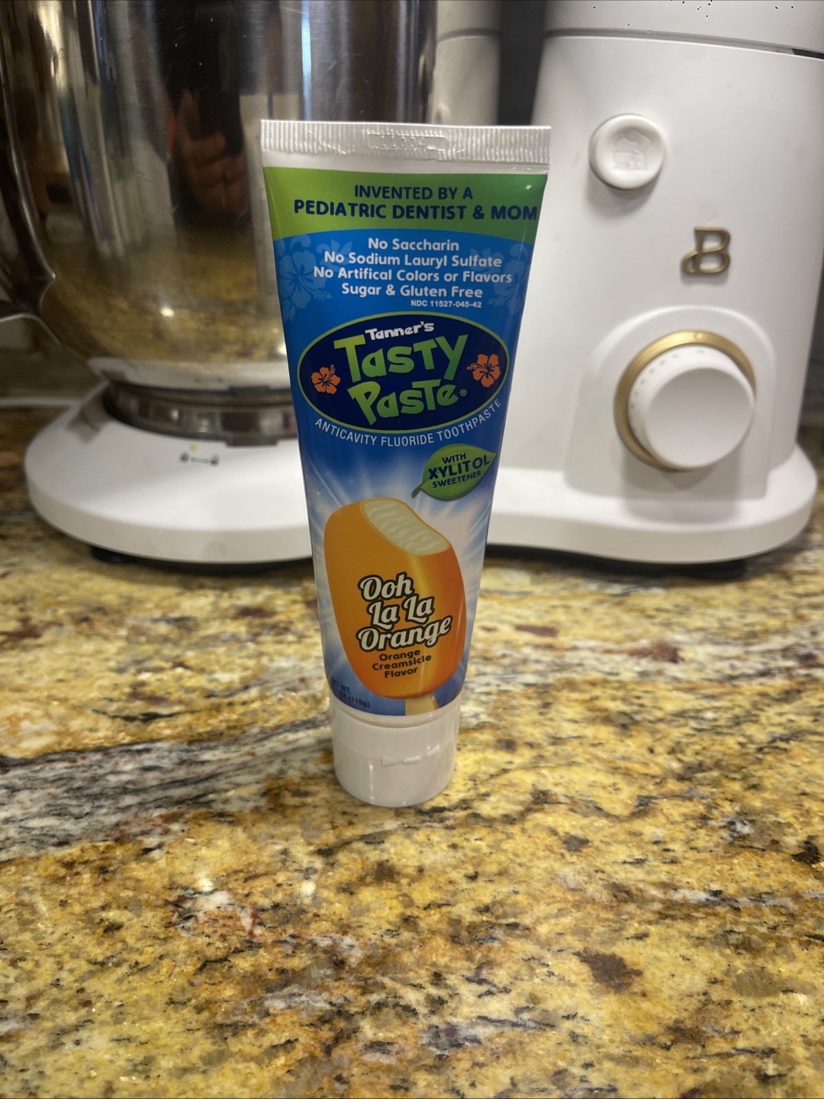 Tanner's Tasty Paste Ooh La Orange - Anticavity 4.2 Ounce (Pack of 1)