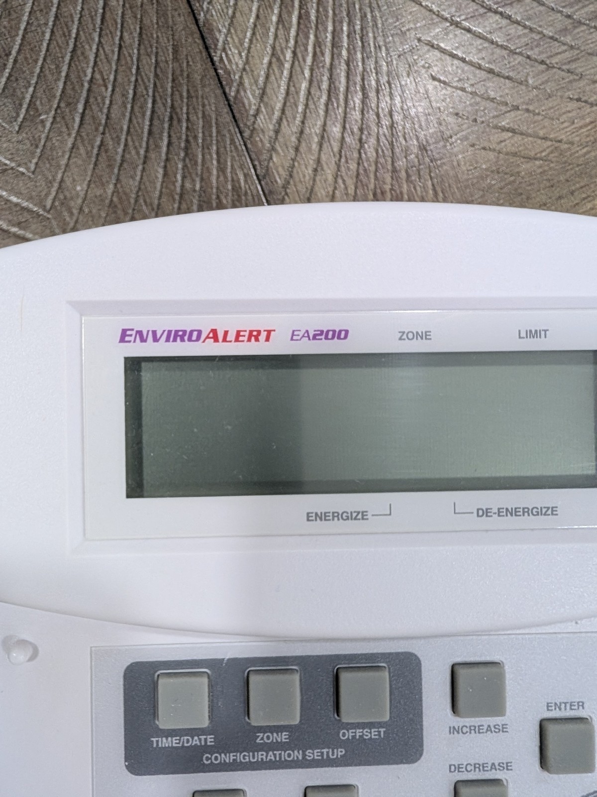 EnviroAlert EA200 Control Panel Keypad