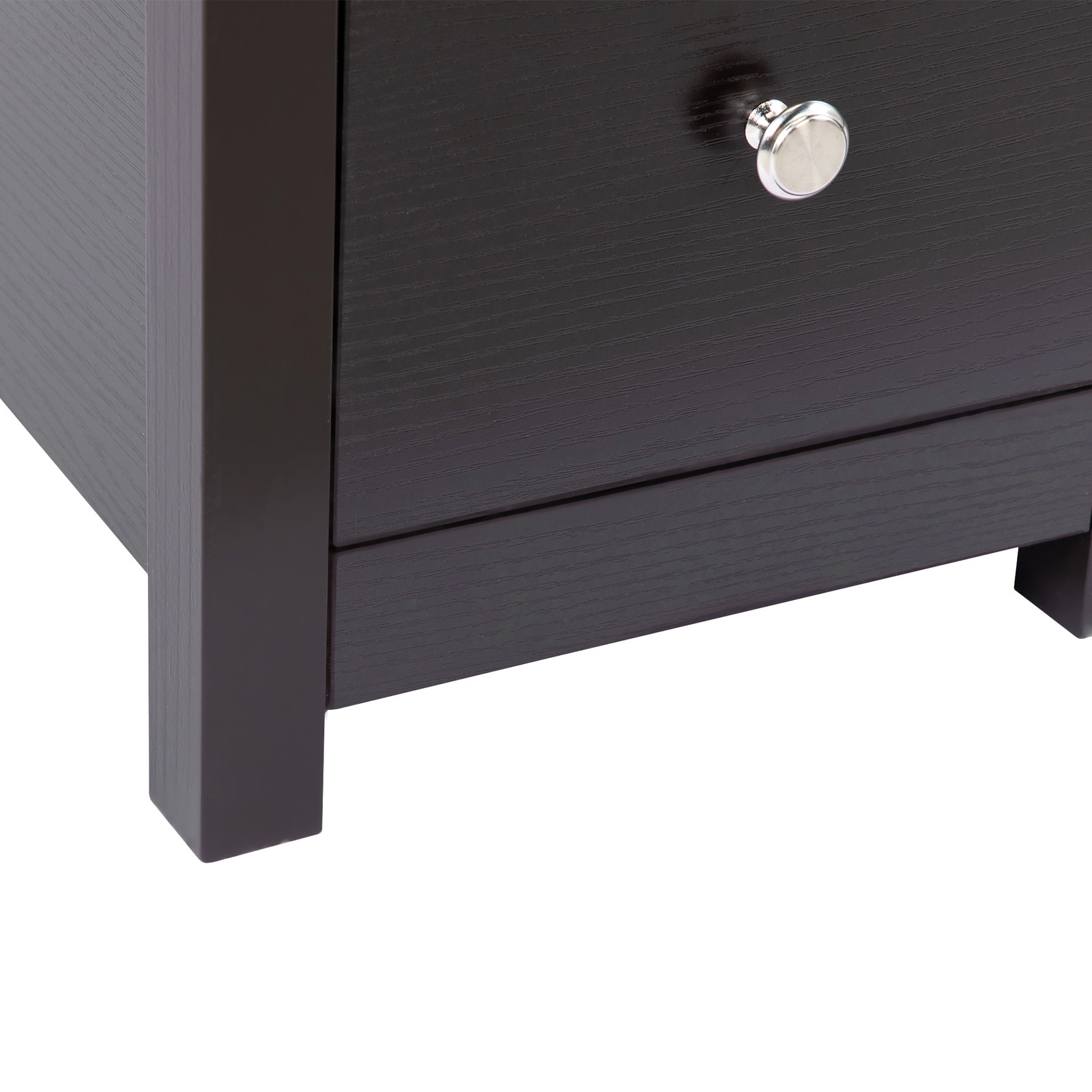 Transitional Nightstand Wooden End Table Bedside Table Kitchen Storage Cabinet