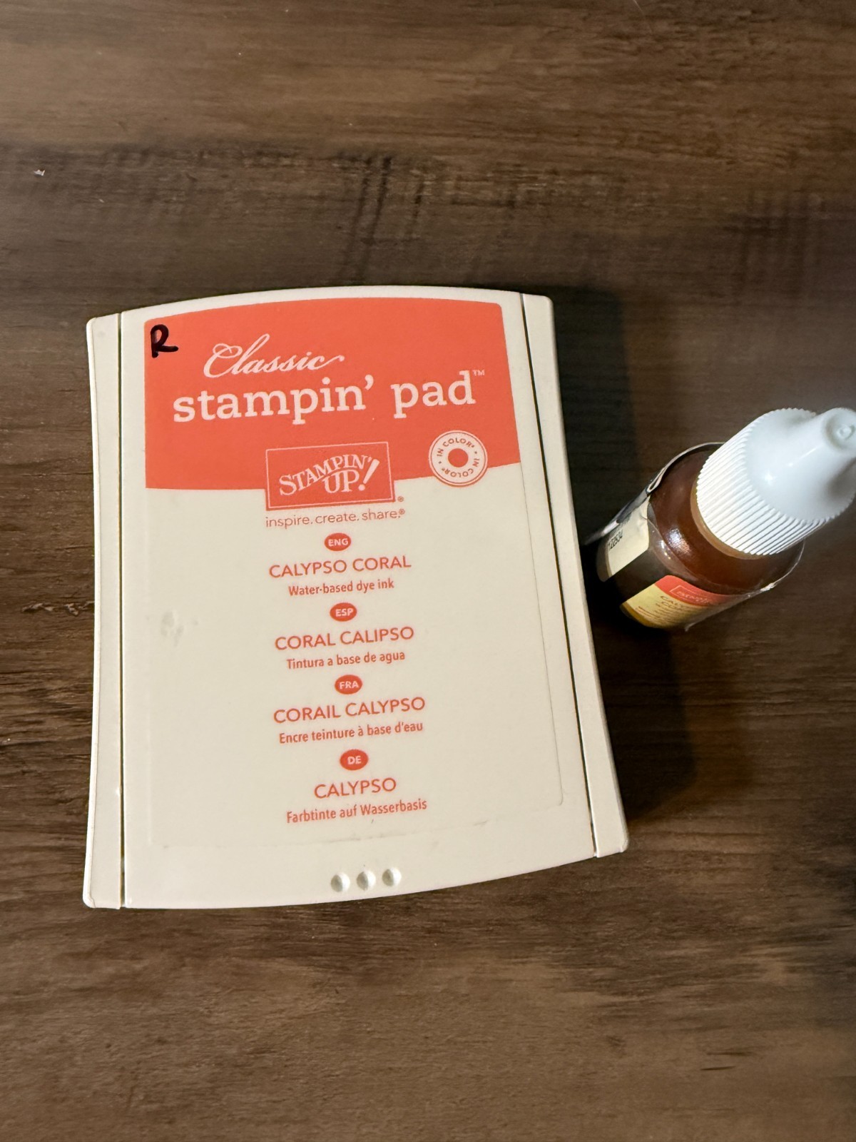 Stampin Up Classic Ink Refill & Pad ~ Calypso Coral