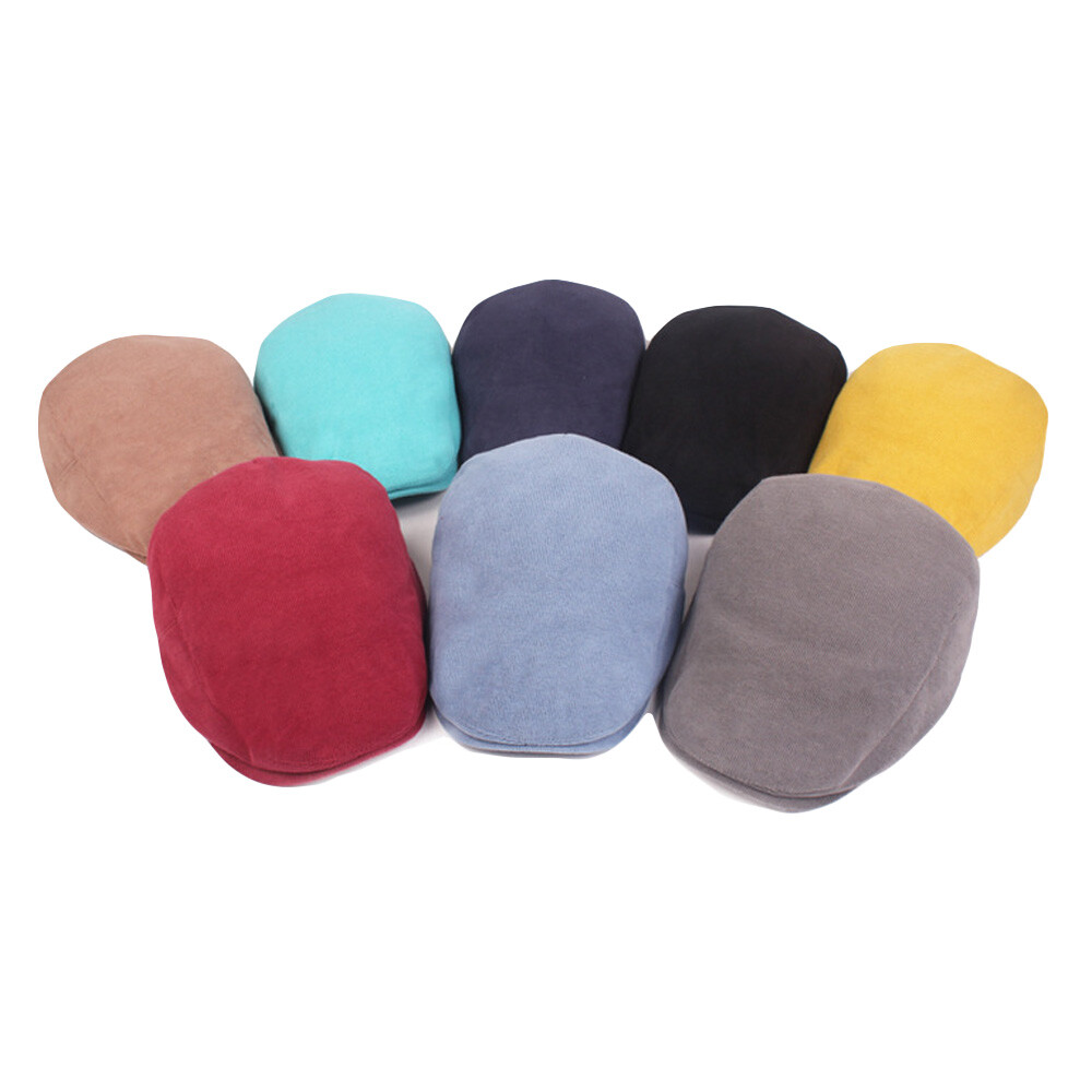 Men Cotton Golf Driving Beret Cabbie Hat Newsboy Winter Warm Soft Flat Ivy Cap