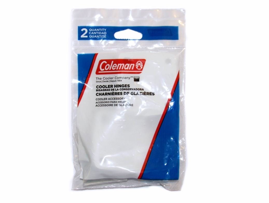 Coleman Cooler Replacement Hinges 2-Pack Includes 2 Durable Plastic Hinges & 8