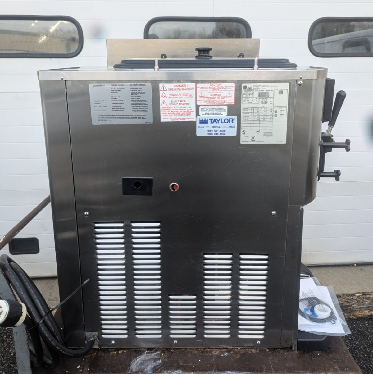 Taylor C709 Soft Serve Ice Cream Machine Single Phase Air Cooled Fully Tested