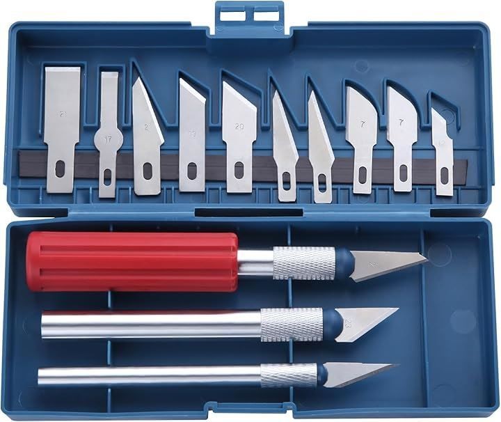 Leontool Precision Hobby Knife Set for Paper Craft, Design & Art, Used