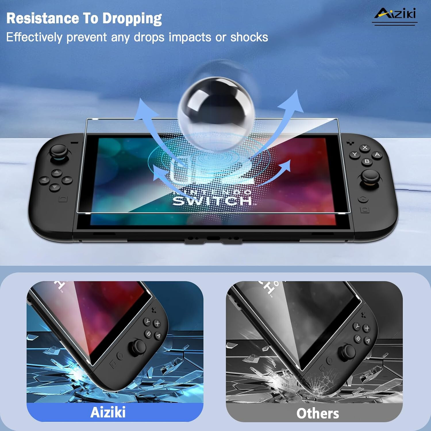 2 Pack Nintendo Switch 2 (2025) Screen Protectors Tempered Glass Shatterproof