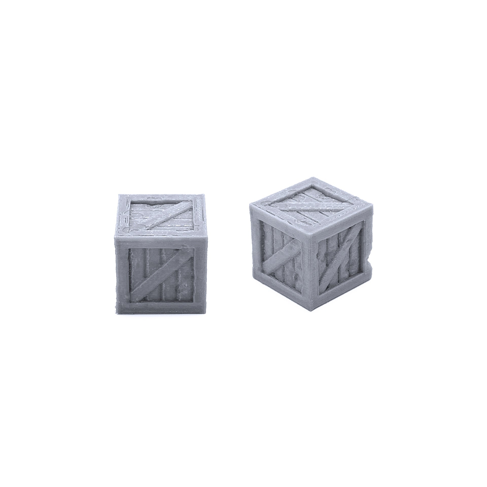 Rustic Crates and Pallets, 3D Printed Tabletop RPG Scenery and Wargame Terrain