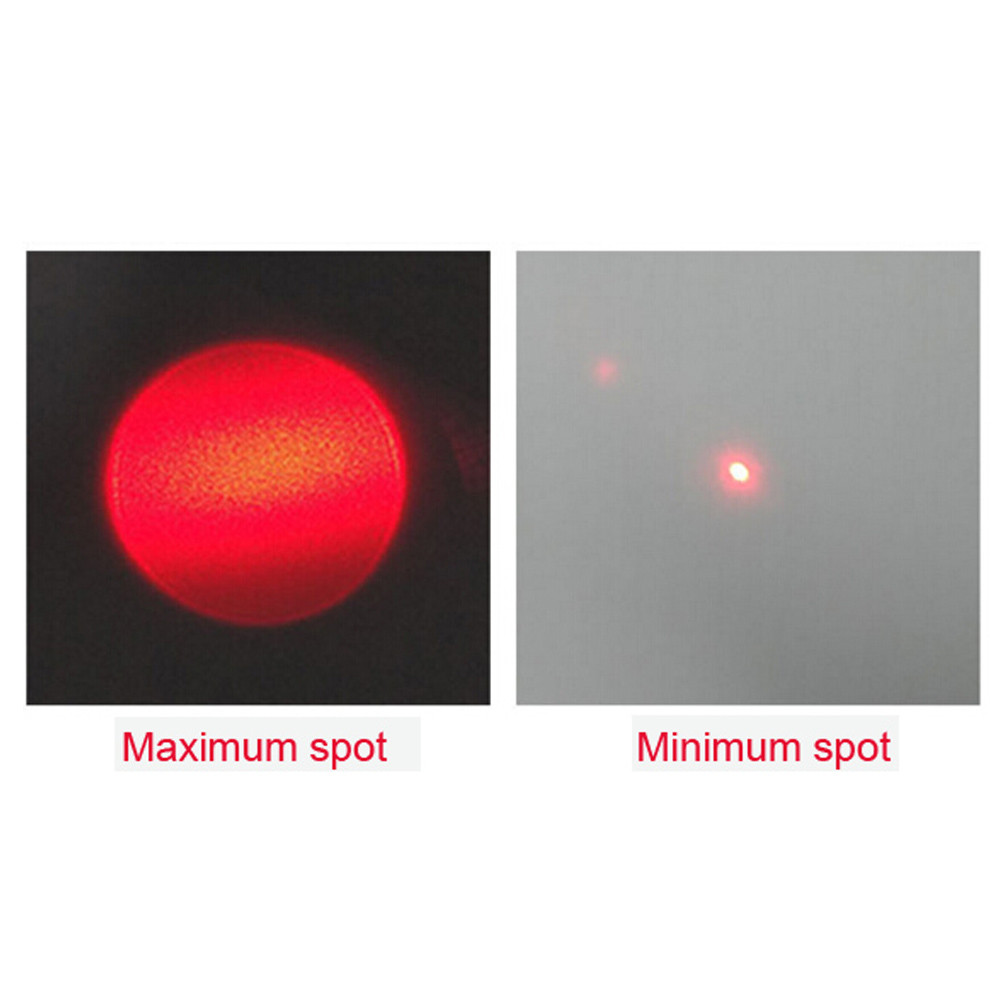 Adjustable Spot Size 635nm5mw Adjustable Focus Laser Module With TTL Modulated