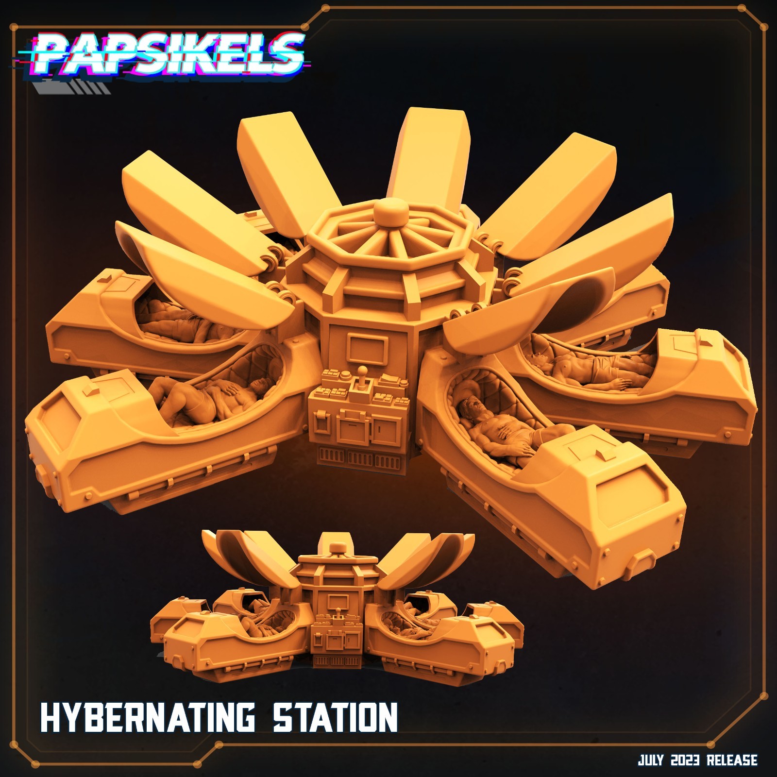 Hybernating Station Papsikels Miniature AvP, Aliens, Sci-Fi Terrain