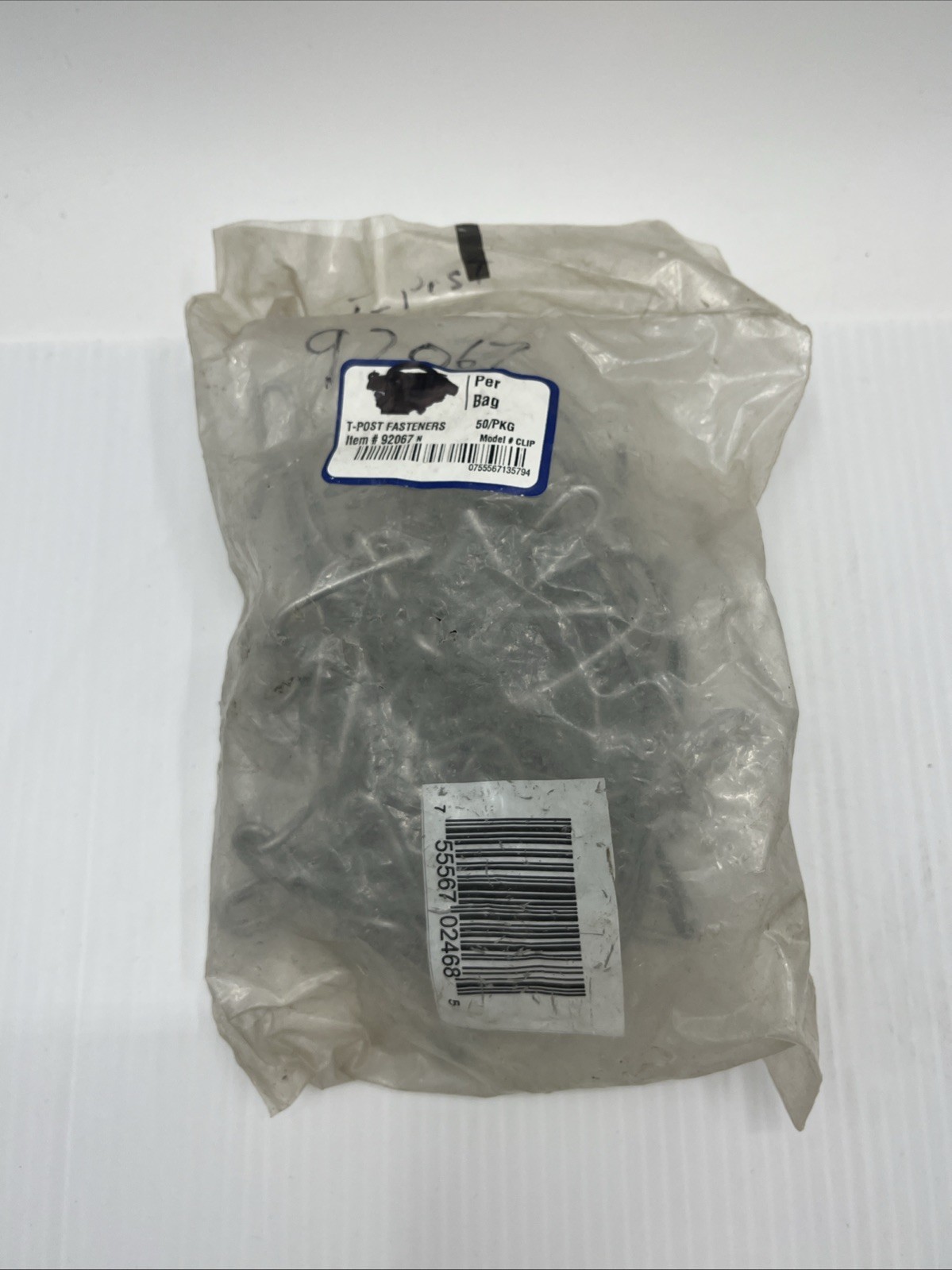 T-Post Fastener Galvanized 50-pk Post Clips {26}