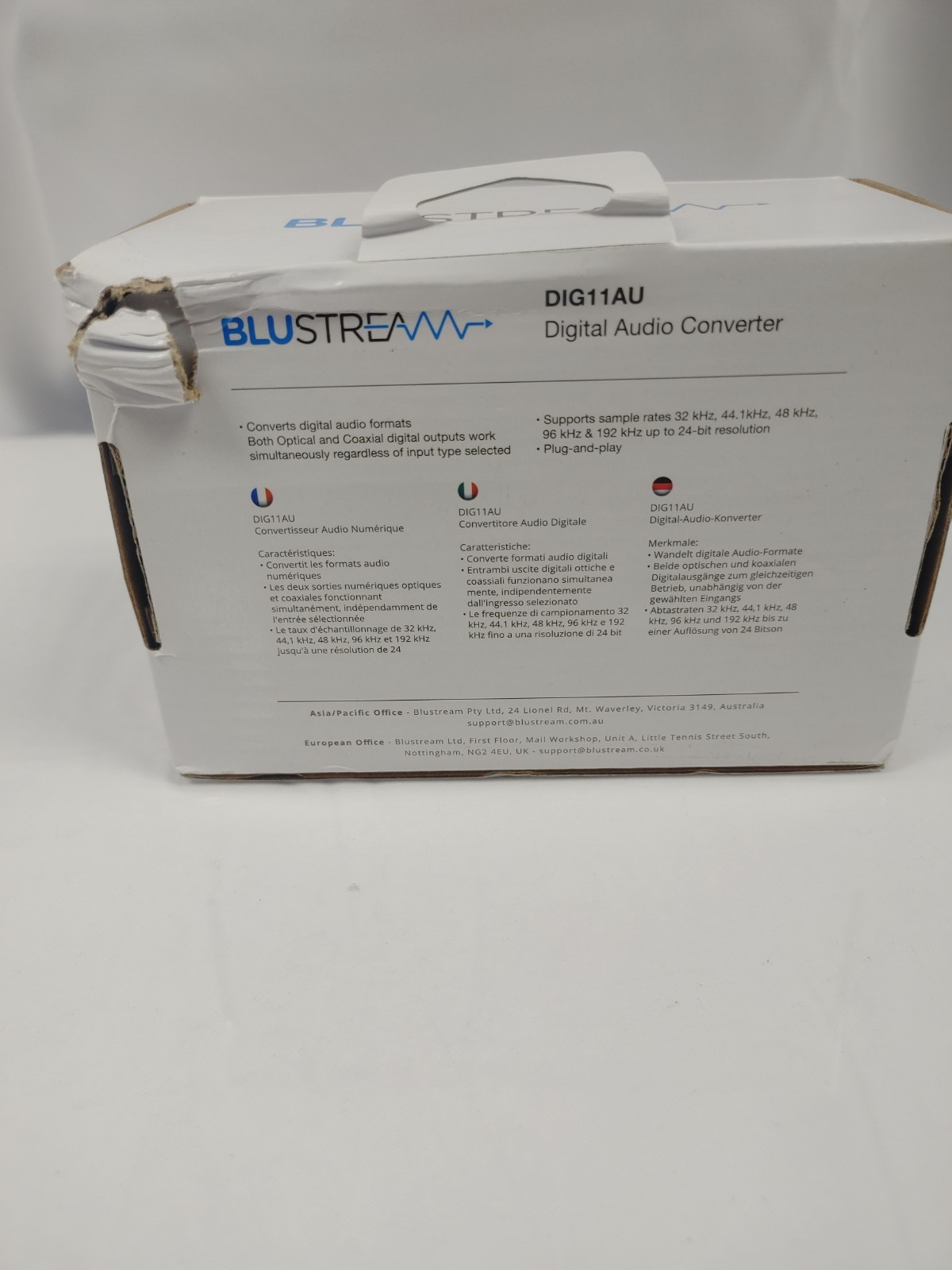 Blustream DIG11AU DIGITAL AUDIO CONVERTER