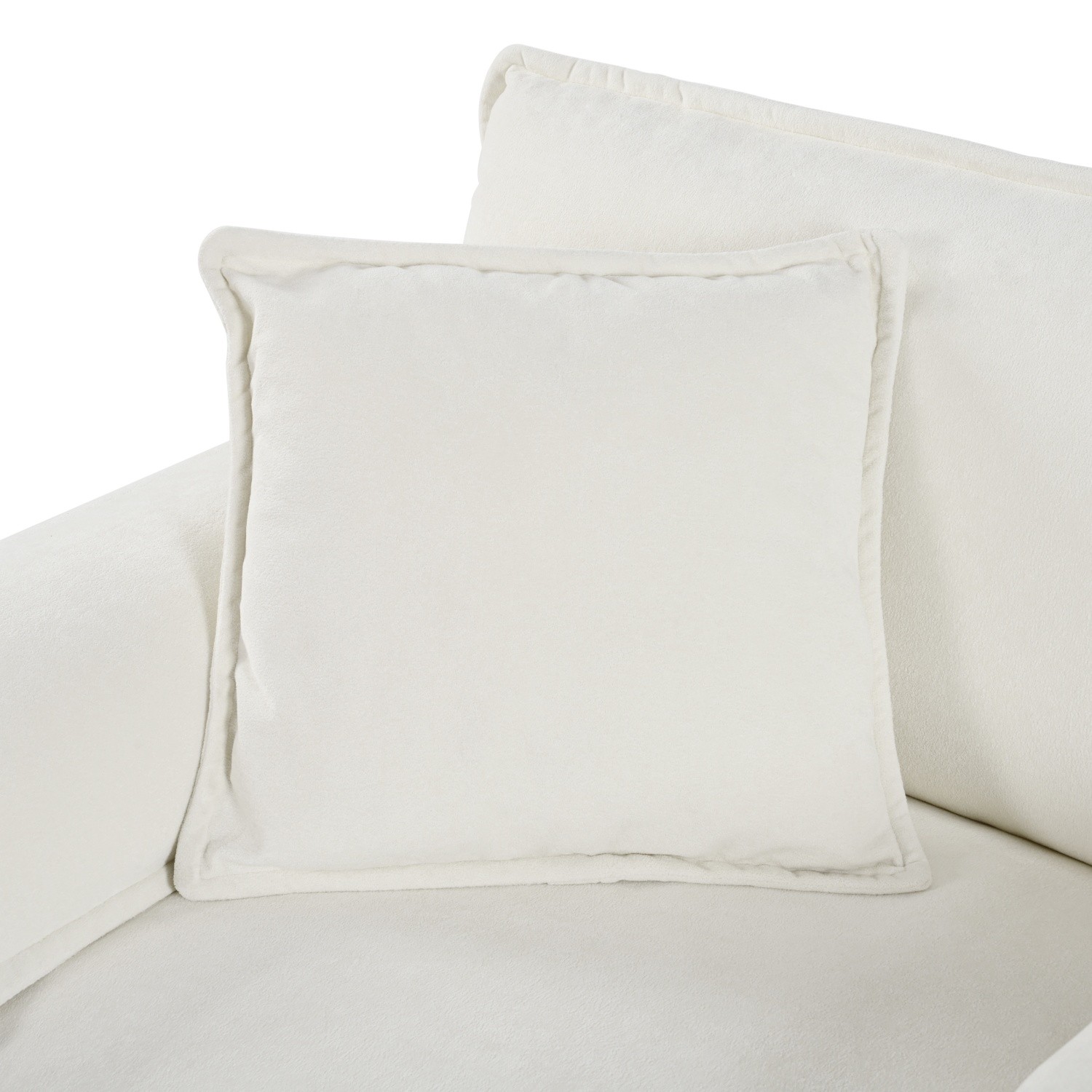 Modern Accent Chair Single Sofa Upholstered Armchair Living Room Sofa w/ Pillow