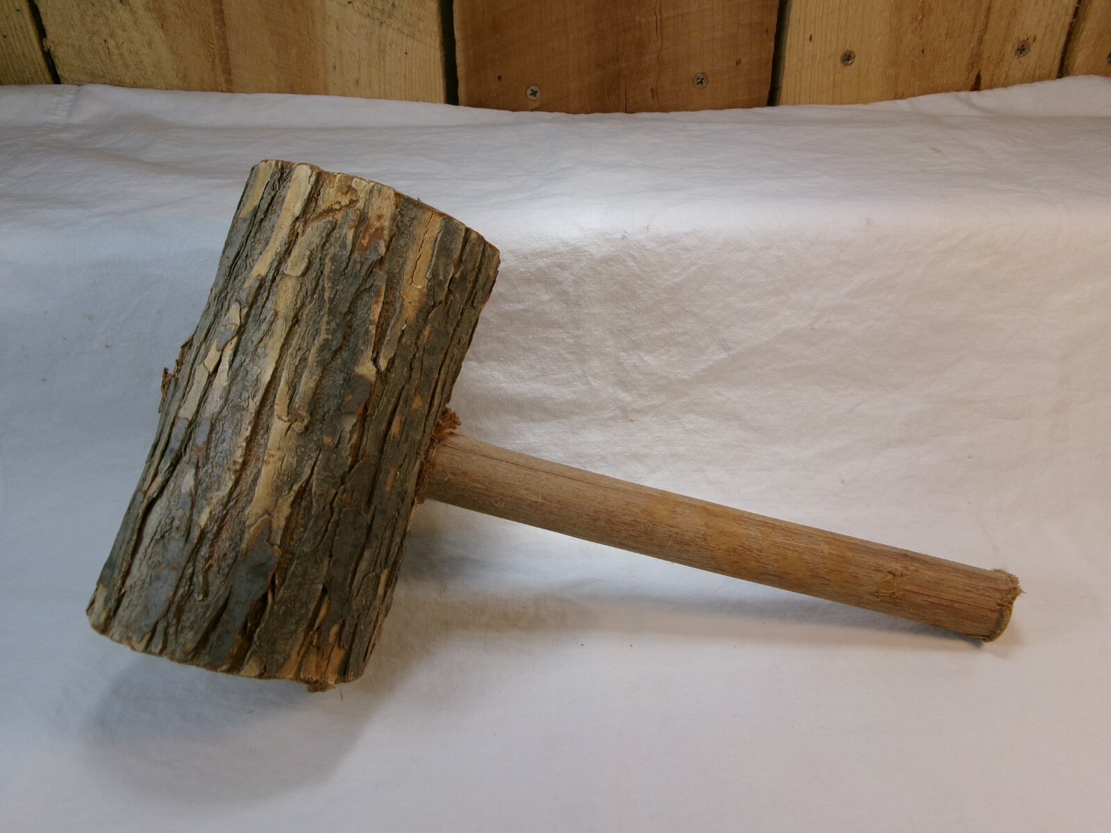 Vintage Handmade Wooden Mallet Rustic Farmhouse Decor