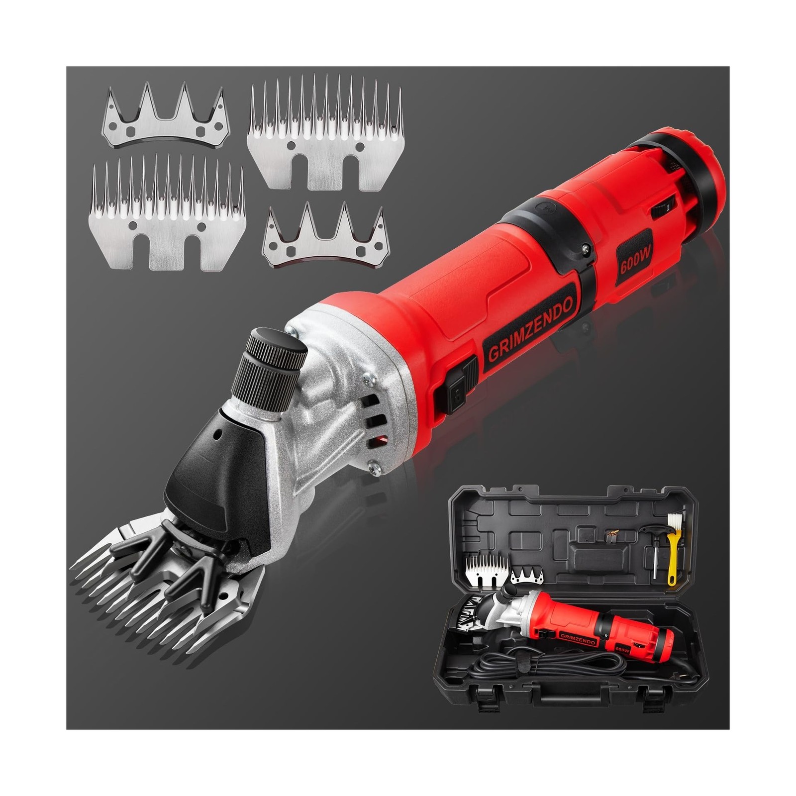 Sheep Shears 600W, Electric Sheep Clippers Professional, 6 Speed Heavy Duty L...
