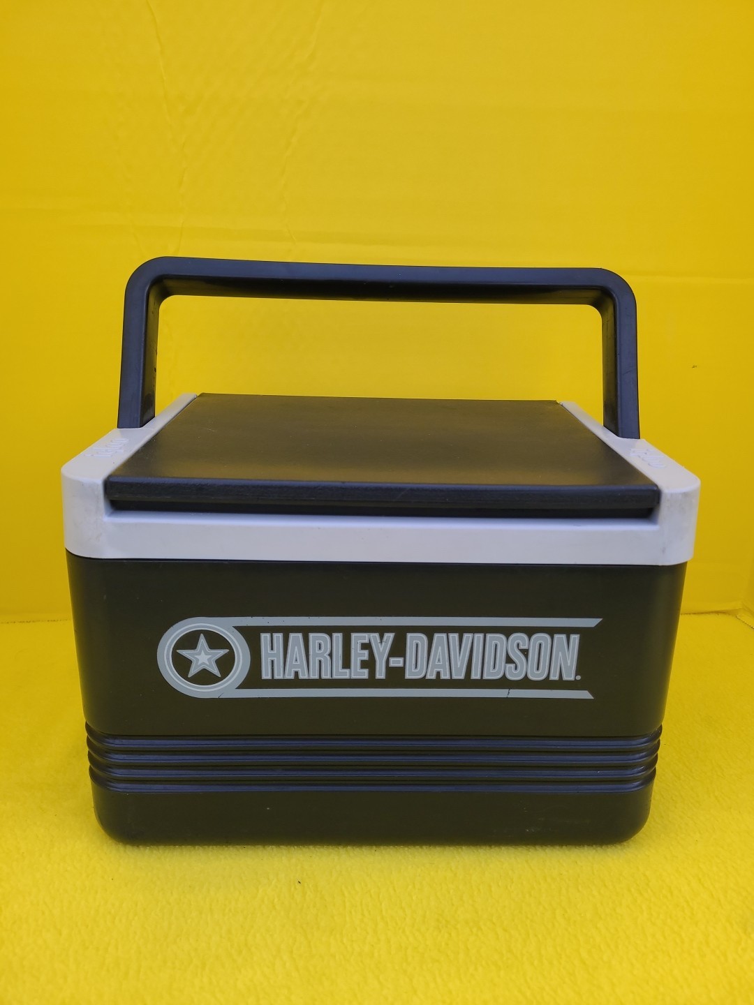 Igloo Harley Davidson 6 Pack Cooler Ice Chest Box Lunch Vintage Vtg 2003 Plastic