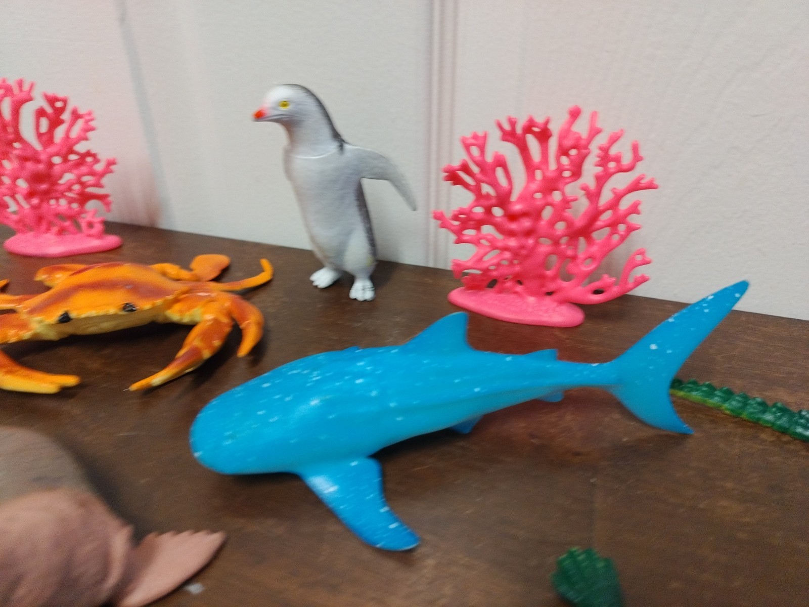 Marine Sea Life Figures Animals Creatures Ocean Toys Plastic Mixed Lot of 9