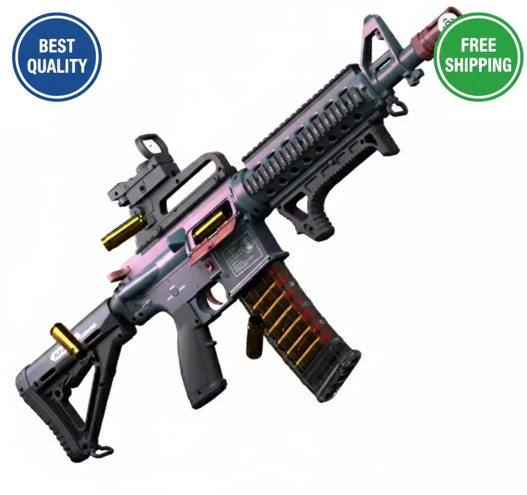 Electric M4A1 Soft Bullet Toy Gun Continuous Firing Shell Ejecting