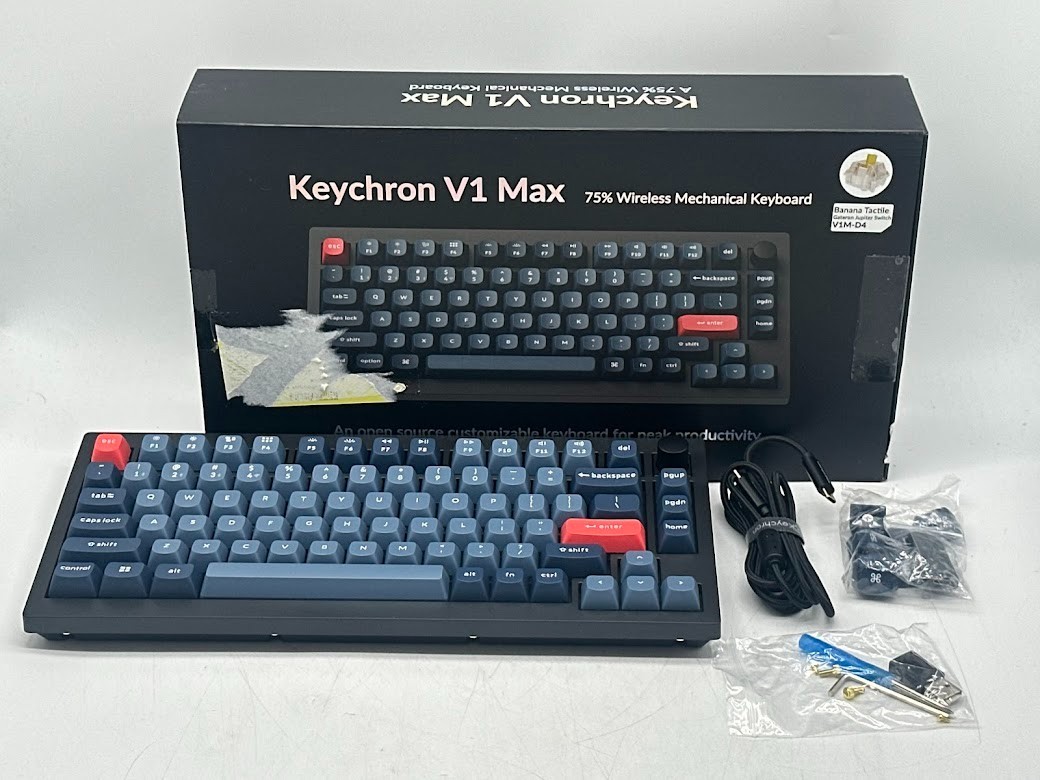 Keychron V1 Max Swappable RGB Backlight Wireless Keyboard