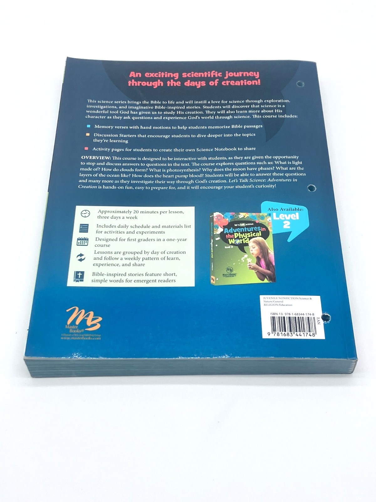 Master Books Adventures in Creation Level 1 Let's Talk Science Curriculum