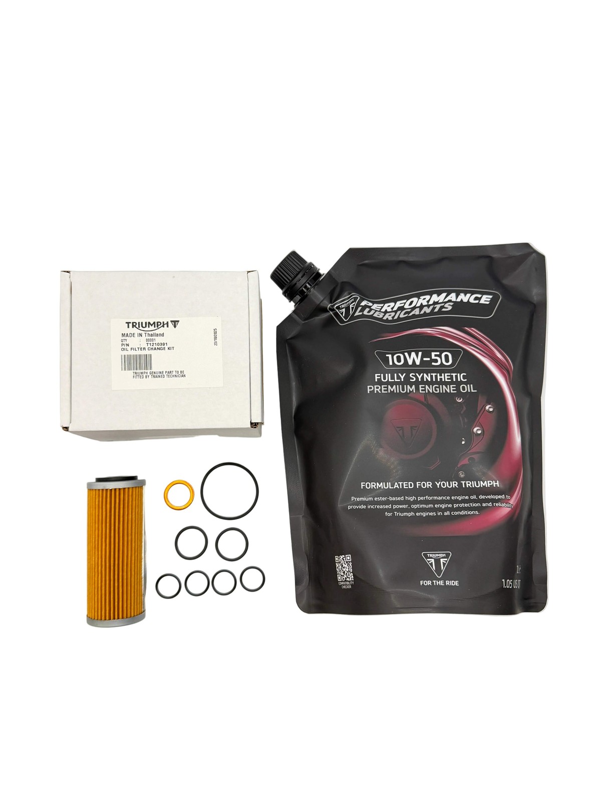 Triumph TF 250 / 450 Series Performance Oil and Oil Filter Change Kit - T1210391