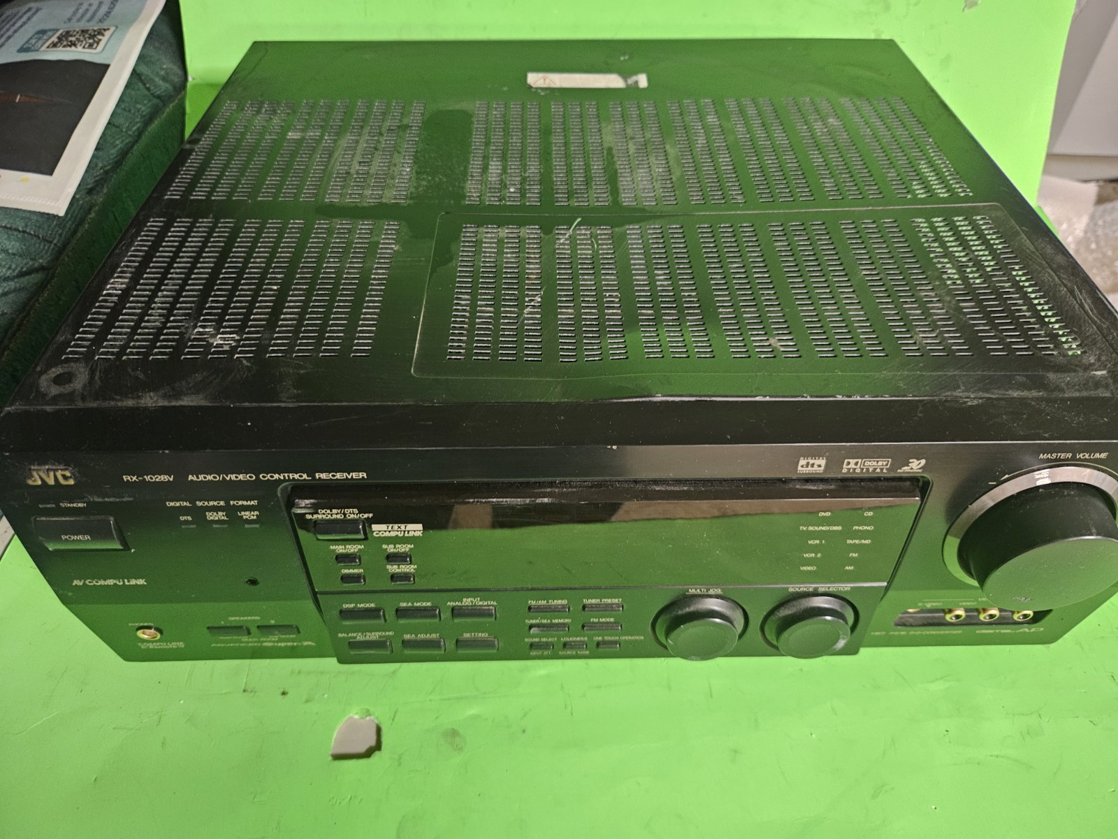 JVC RX-1028V Audio/Video Control Receiver