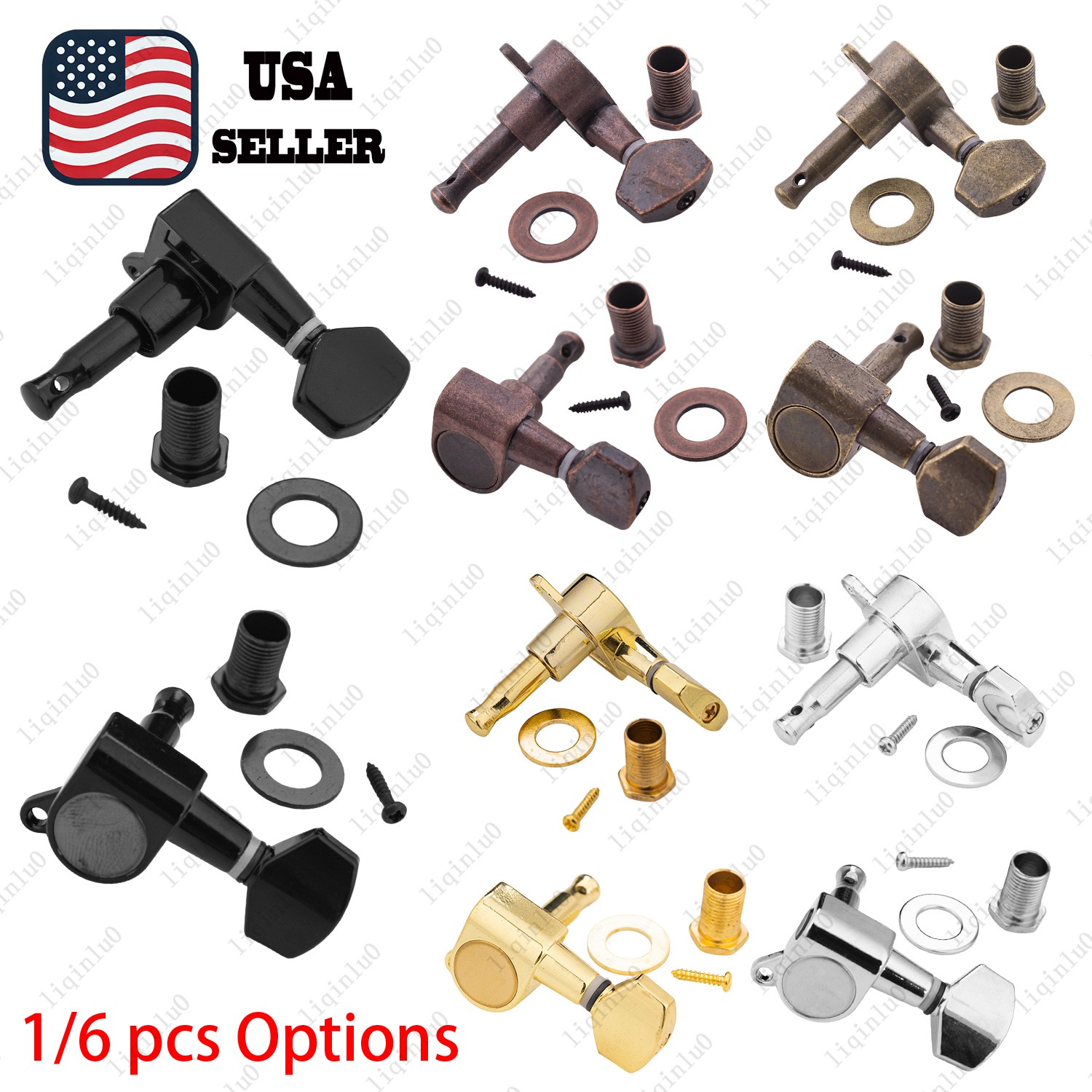 Guitar Tuning Pegs Tuners Machine Heads Locked String For PRS IBANEZ Musicman