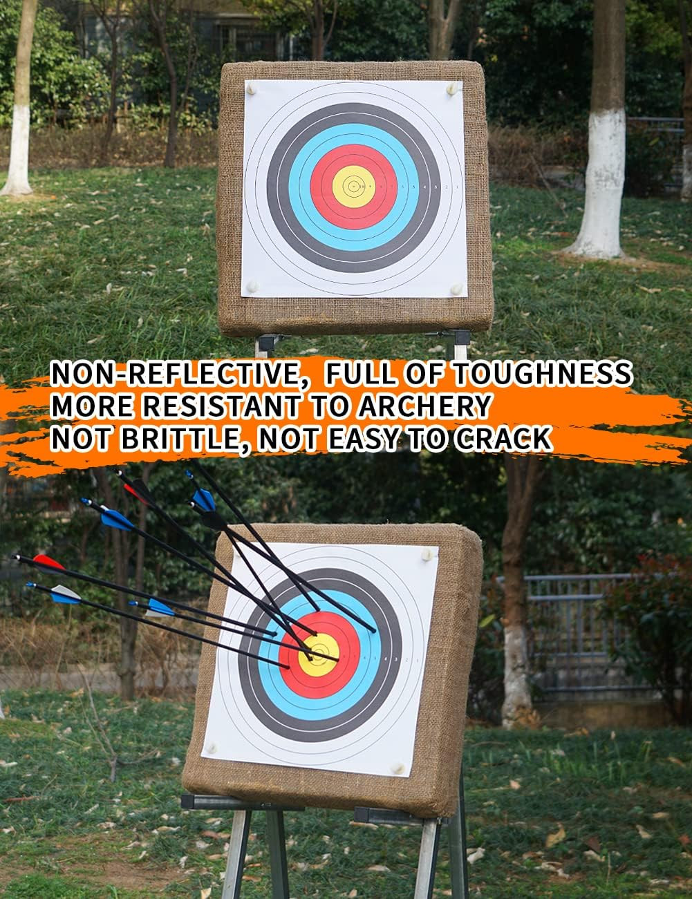 Archery Targets Paper for Backyard 30/50Pcs Standard Archery Target 40Cm 10 Ring