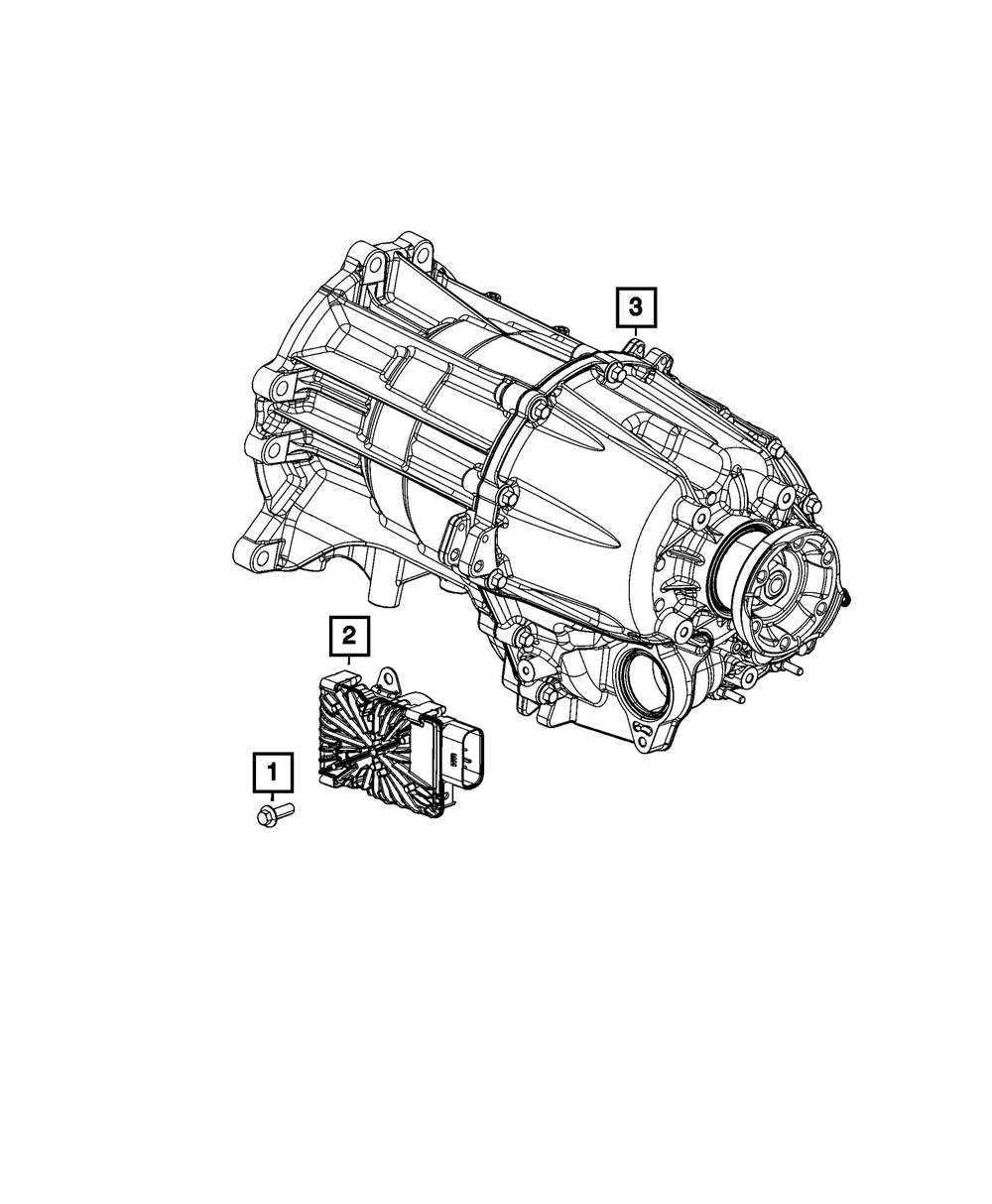 Genuine Mopar Transfer Case Control Module 68593803AB