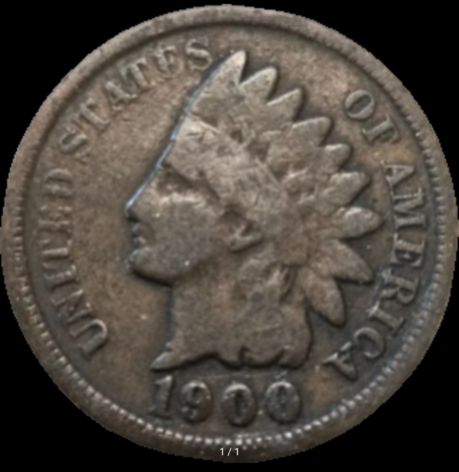United States - 1 Cent "Indian Head Cent" 1900