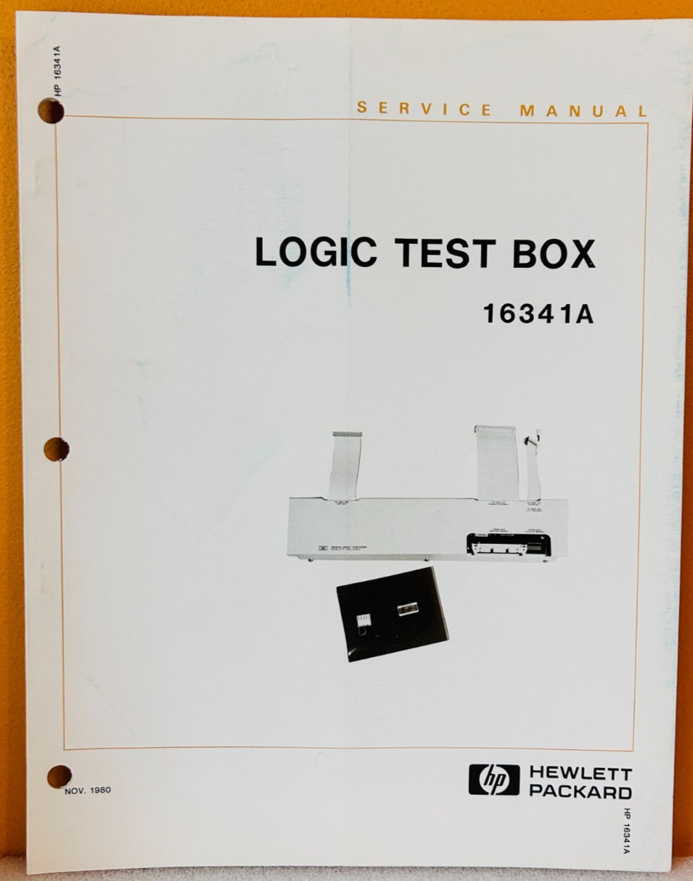 HP 16341-90000 1980 Model 16341A Logic Test Box Service Manual.