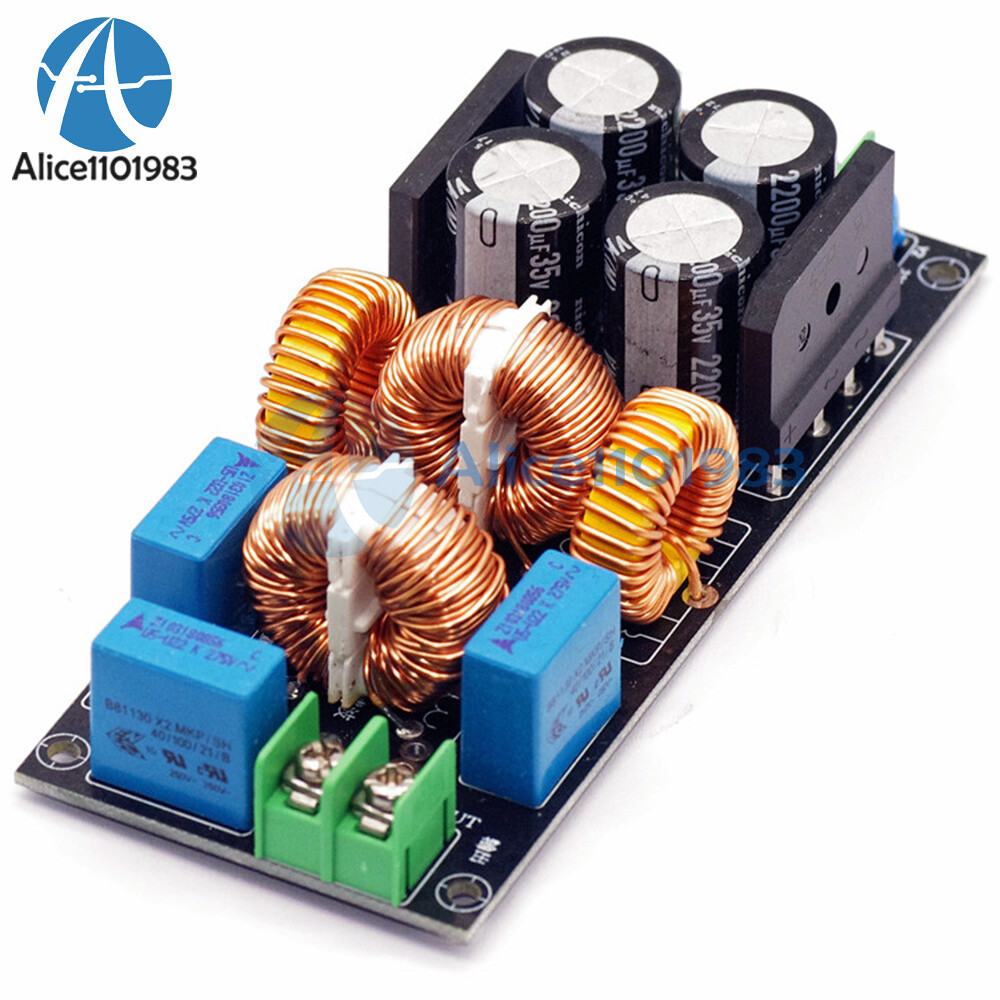 4A/10A/20A Power Filter EMI Module Audio Amplifier High Frequency Filter Board