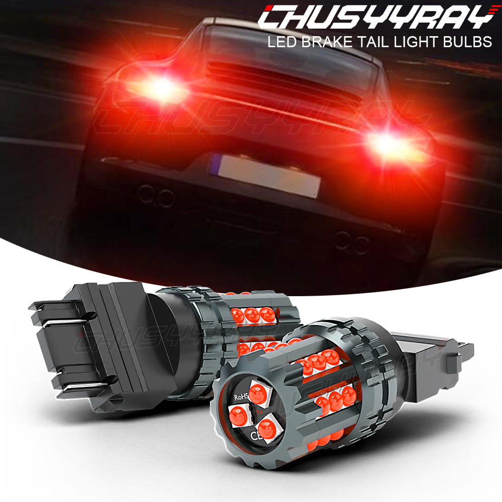 3157 3156 Red LED Brake Stop Signal Tail Light Bulb For Dodge Dakota 1996-2011