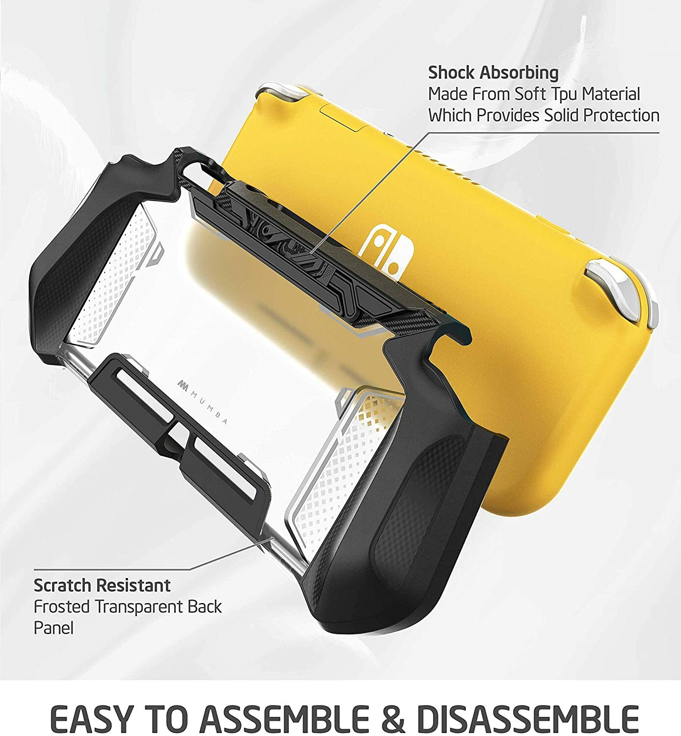 Mumba For Nintendo Switch Lite 2019 Grip Case Perfect Match Shell Rugged Cover