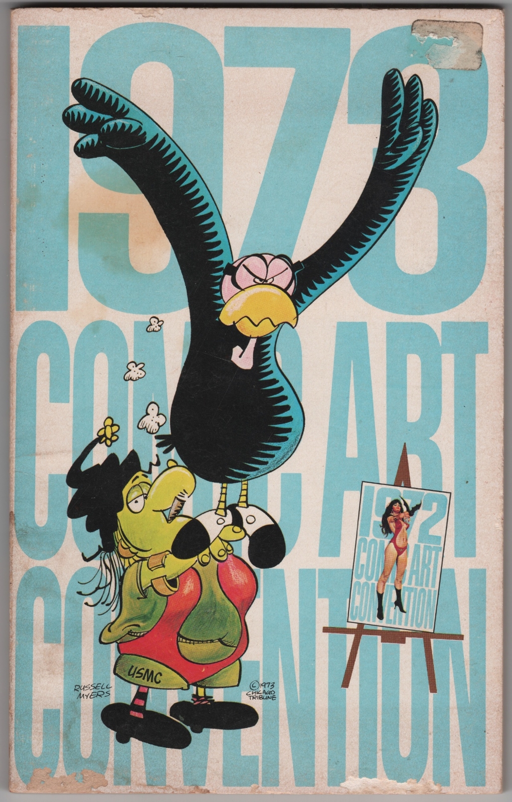 New York City Comic Art Convention Program Book 1973 VERY GOOD+