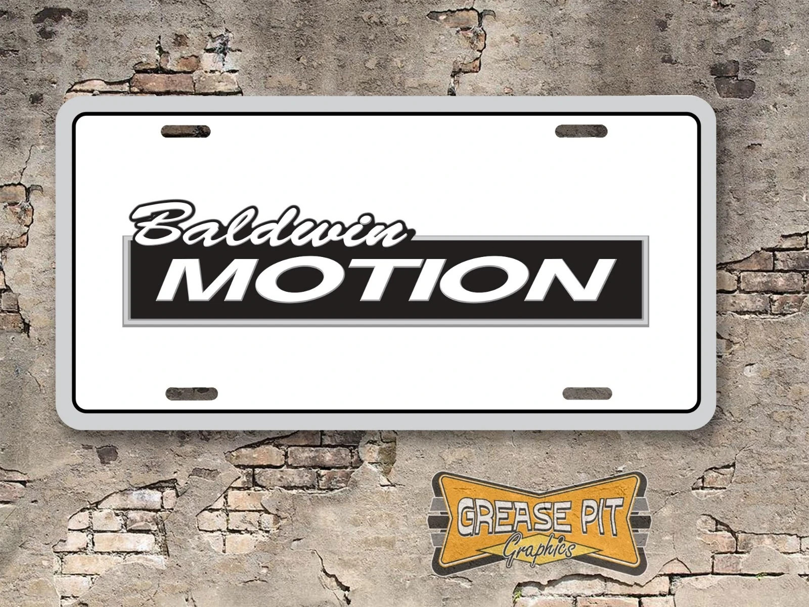 Baldwin Motion Performance Inc. Novelty License Plate - Choose Color