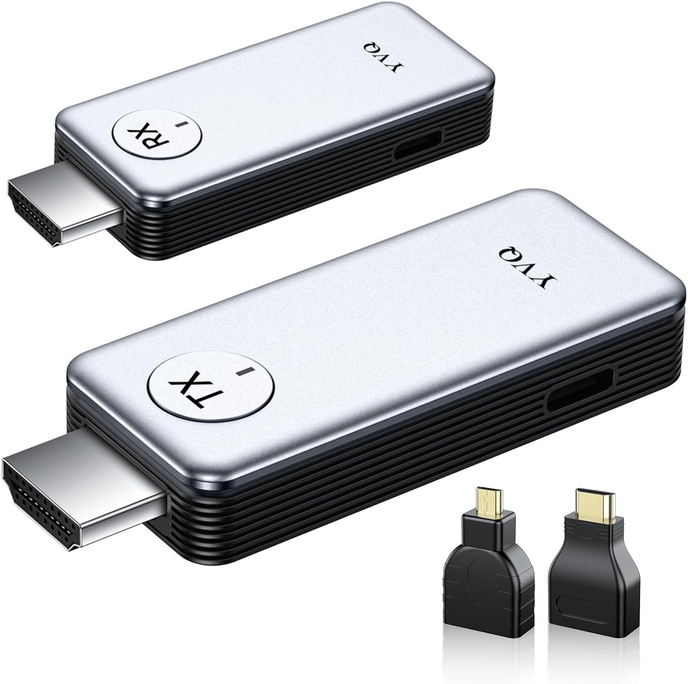 Wireless HDMI Transmitter and Receiver 4K Decode 1080P Output,2.4