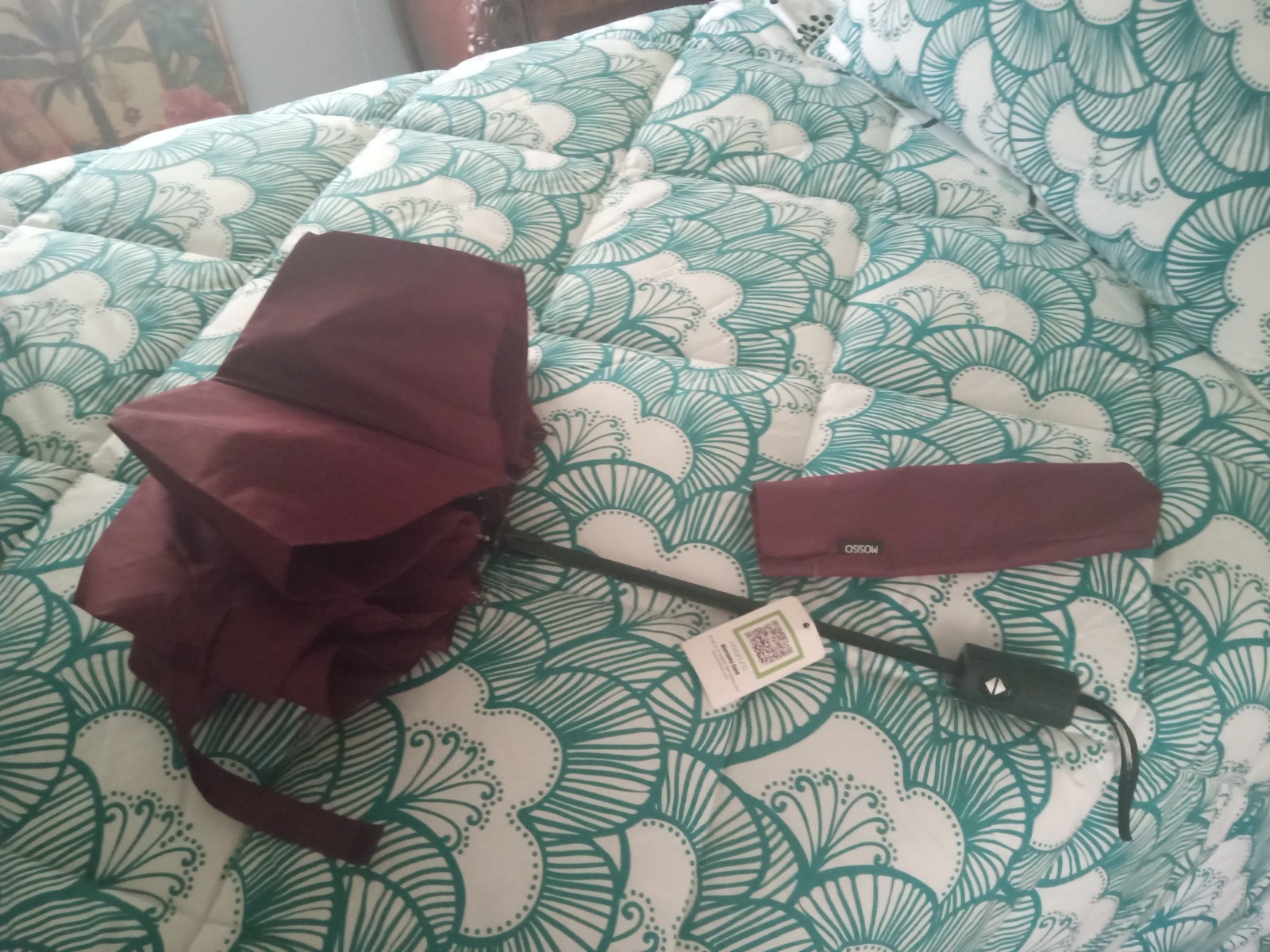 Burgundy MOSISO Umbrella AUTOMATIC NWT
