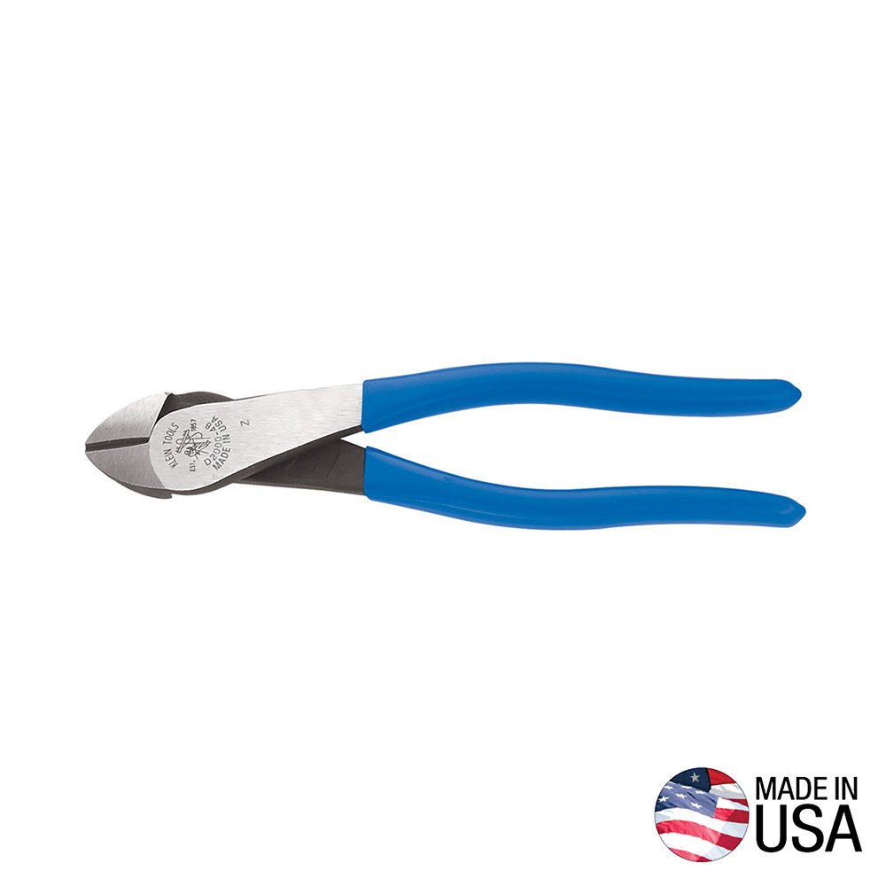 KLEIN TOOLS D2000-48Diagonal Cutting Pliers, Angled Head, 8-Inch