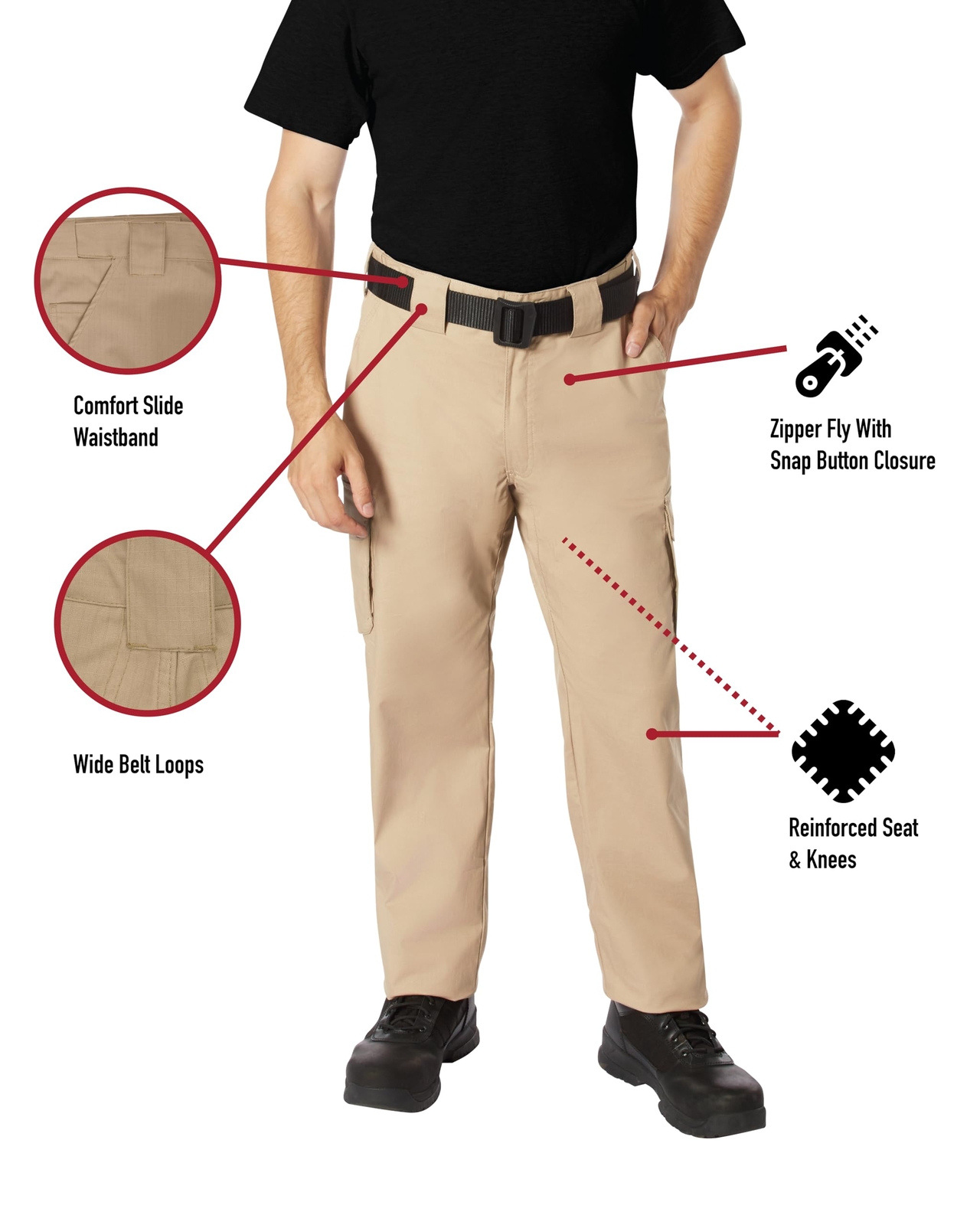 Rothco Midnight Navy Tactical Deployment Pants 46570 - 32x30